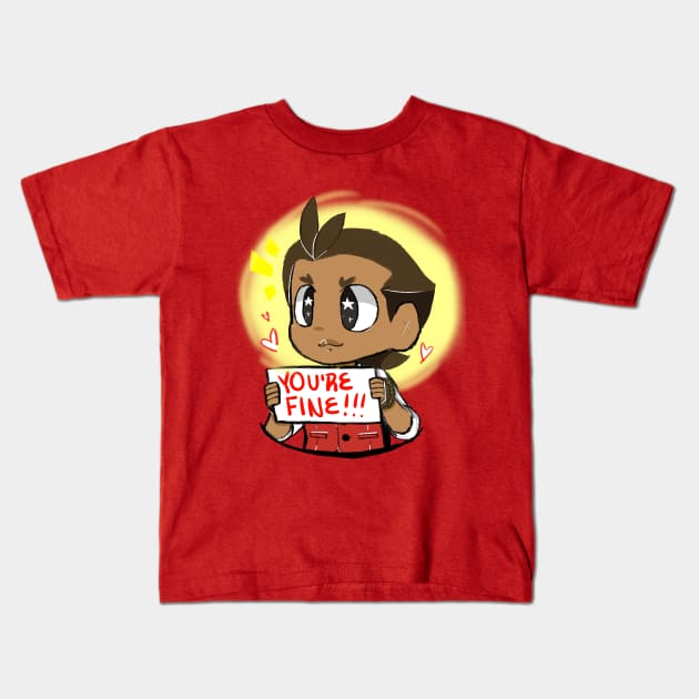 Apollo says You're Fine Kids T-Shirt by CutieSweetCakes